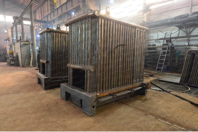 Твердотопливный котел 0.5 МВт - изготовление