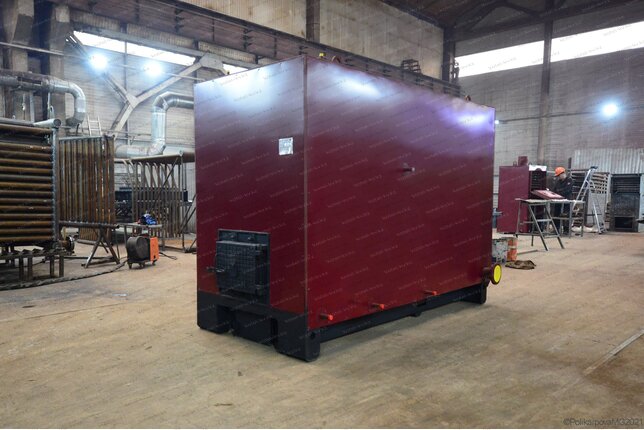 Твердотопливный котел с золоуловителем 0.93 МВт