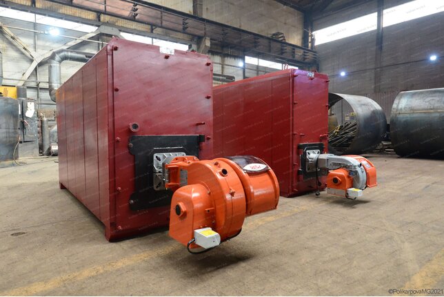 Газовый котел 1.1 МВт отопительный