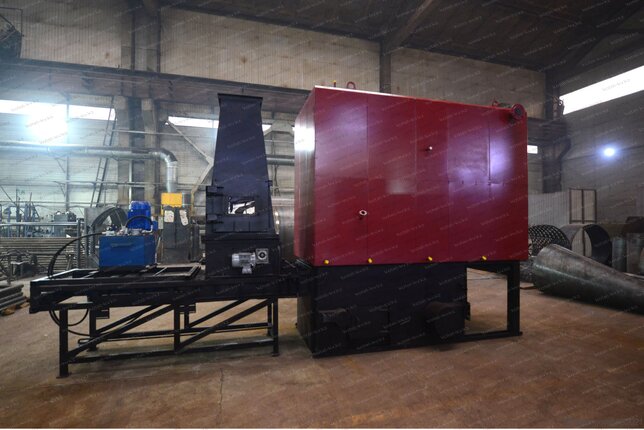 Котел  0.15 МВт на опилках с автоматической подачей