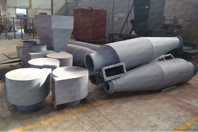 Производство промышленных циклонов ЦН 15 500 2УП